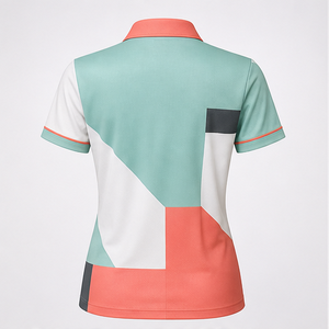 <b>Women</b> Breathable Polo <b>Shirt</b> Plain Color Short Sleeve Casual Knitted Top Cotton <b>Button</b> <b>Up</b> Summer Wear 2026 - Product Image 3