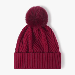 Best Selling 2025 New Fashion <b>Beanies</b> Customized Logo Waterproof Acrylic/<b>Wool</b> Knitted Ribbed Stylish Design Unisex Bulk Daily - Product Image 3