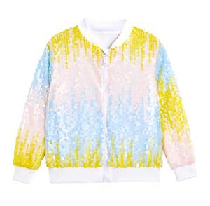 Men's Varsity <b>Jacket</b> Casual Solid <b>Sparkly</b> Quick Dry 300g Zipper Closure Polyester Cotton Blend Spring Wear - Product Image 2