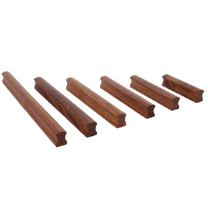 Natural Solid Wood Cabinet Pull Handles and Knobs for Kitchen Drawer <b>Wardrobe</b> Home Furniture <b>Hardware</b> Wooden Cabinet Pulls - Product Image 1