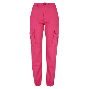 Summer <b>Cargo</b> <b>Pants</b> Washed Mid Flat Front <b>Elastic</b> <b>Waist</b> Breathable Polyester/Cotton Baggy Pockets Best Quality Latest Design - Product Image 1
