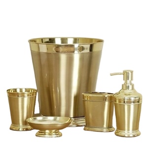 Ensemble de salle de bain de la plus haute qualité OEM ODM Vente personnalisée Distributeur de bain Vente en gros Organisateur de salle de bain Organisateur de salle de bain Kit de vanités - Product Image 1