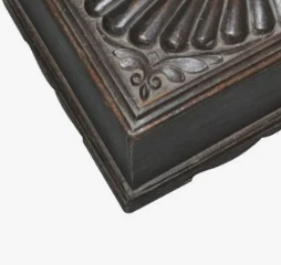 Caja de Madera Tallada a Mano al por Mayor con Tapa con Diseño de Rayos de Sol, Acabado Antiguo, Caja de Recuerdos para Empaque de Lujo - Product Image 6