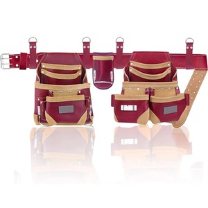 Latest Model Good Quality Heavy Duty <b>Leather</b> <b>Tool</b> Bag For <b>Working</b> Professional Factory Made Customize <b>Tool</b> Belt Made In Pakistan - Product Image 2
