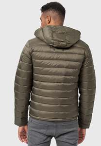 Nylon Hood Lightweight Warm <b>Duck</b> Feather Puffer <b>Coat</b> Outdoor Hooded Puff <b>Coat</b> Front Logo Custom Logo Men's Winter Jacket - Product Image 2