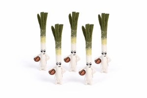 Decoración de fieltro hecha a mano con forma de cebolla verde y detalle de baloncesto, decoración para fiestas con forma de animal - Product Image 4
