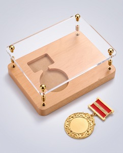 Acrylic Medal Display Holder 3mm Thick Polished Surface Top Seller for Showcasing Awards and Medals - Product Image 1