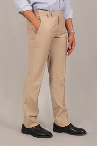 Pantalon décontracté slim pour homme, coupe décontractée et élégante, style professionnel et formel - Product Image 3