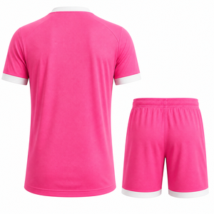 Conjunto de Camiseta de Fútbol Personalizada OEM de Alta Calidad, Impresión por Transferencia de Calor, Transpirable, de Secado Rápido, Anti-UV, 100% Poliéster, Tejido de Malla - Product Image 5