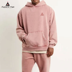 เสื้อฮู้ดดี้สีพื้นแบบย้อมสีเอซิดวอช สำหรับฤดูหนาว ผลิตจากผ้าฝ้าย 100% เป็นมิตรต่อสิ่งแวดล้อม ทนทาน แฟชั่นเสื้อผ้า ผลิตในประเทศปากีสถาน - Product Image 3