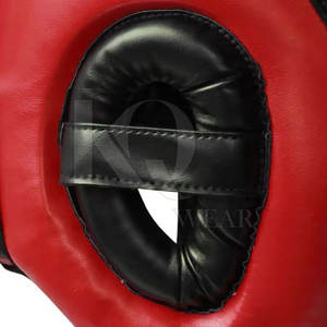 Protège-tête de sparring en cuir de haute qualité, respirant, léger, construction durable, ajustement confortable, parfait pour la boxe et les arts martiaux - Product Image 6