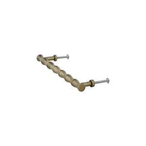Vintage Brass Finish Furniture Handle Metal Drawer Pull Cabinet Knob Bolt Inserting for Kitchen <b>Wardrobe</b> - Product Image 1