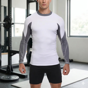 Camiseta de Protección Solar de Primera Clase de Secado Rápido y Transpirable para Niños y Niñas, Colores Sólidos, Mangas Largas, UPF50+, Antibacteriana, Ecológica, 180g Poliéster - Product Image 1