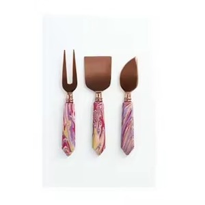 ชุดมีดชีสสแตนเลสสตีลทันสมัย อุปกรณ์ตัดชีส ชุดอุปกรณ์เสิร์ฟในครัว - Product Image 2