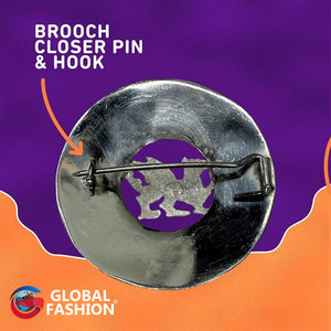 Broche Escocés Antiguo con Diseño de Libélula Gallega para Traje Kilt, Decoración Tradicional Escocesa, Personalizado OEM ODM - Product Image 6