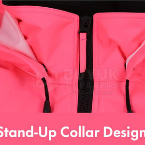 Hi Vis Reflective <b>Waterproof</b> Windproof Breathable 100% Polyester Fire Protection <b>Work</b> Jacket - Product Image 3