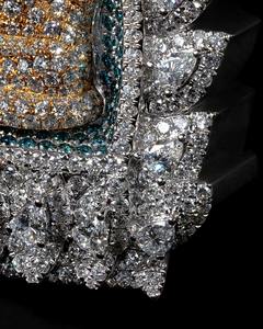 สร้อยคิวบาฮิปฮอปสำหรับผู้ชาย ทำด้วยมือในสหรัฐอเมริกา เงินแท้ 925 ชุบทองคำขาว 14K ประดับเพชรโมอิสซาไนต์ VVS1 หรูหรา สามารถปรับแต่งได้ - Product Image 2