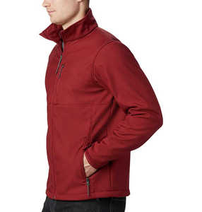 <b>Men's</b> Outdoor Windproof Stretch Hooded Outerwear Full Zip Soft Shell Jacket <b>Men</b> Water Proof Jackets Outer Long Sleeve Softshell - Product Image 2