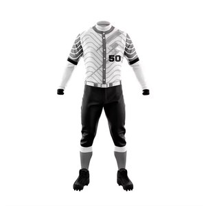 Baseball Uniform Jersey and <b>Pants</b> Set Sportswear Baseball Uniform Button <b>Down</b> Jersey <b>Pants</b> Set Custom Baseball Uniform - Product Image 5