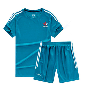 Conjunto de Camiseta de Fútbol Amarilla y Azul con el Número 7, Estampado Sublimado, Cuello Redondo, Manga Corta, Absorbe la Humedad, Ropa Deportiva para Niños - Product Image 6