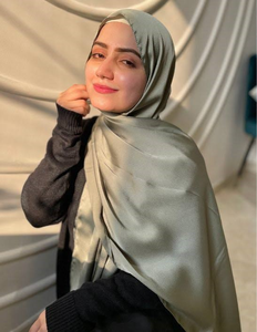Premium Satin Plain Hijab Scarf <b>Silk</b> Feel Fabric <b>Head</b> <b>Wrap</b> Shawl Custom Branding OEM ODM Manufacturer - Product Image 5