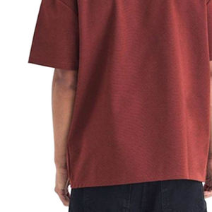 T-shirt unisexe oversize à épaules tombantes, confortable, décontracté, coupe ample, en coton, doux, élégant, streetwear, pour tous les jours - Product Image 3