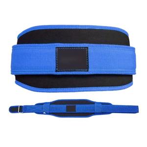 Ceinture de soutien de la taille réglable en néoprène, fermeture à boucle respirante pour la musculation, l'entraînement en force, unisexe, bleu noir - Product Image 1