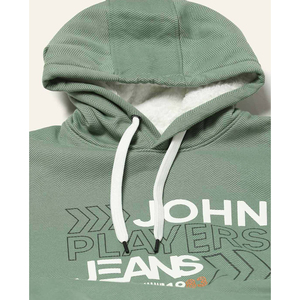 Sudadera con Capucha Personalizada para Hombre, Color Verde Salvia, Ecológica, Transpirable, con Forro de Sherpa, Informal, para Invierno - Product Image 5