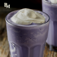 Poudre d'Ube Pure Bosmos 1kg – Certifiée HALAL/HACCP, Ingrédient pour Bubble Tea et Thé au Lait, Origine Taïwan