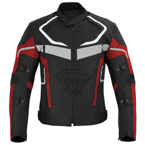 Blouson de moto en textile Cardura pour homme, imprimé, imperméable, coupe-vent, toutes saisons, col montant, pour la conduite à moto - Product Image 2