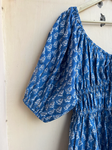 Vestido Midi Informal de Algodón para Mujer, 100% Algodón Indio, Escote Corazón con Bordado y Borlas, Vestido Largo Maxi de Verano - Product Image 4