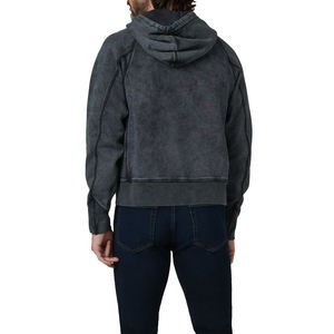 Pakistan Manufacture Acid Wash Hoodies Casual Wear Acid Wash Hoodies Custom Logo Acid Wash Hoodie - Product Image 2