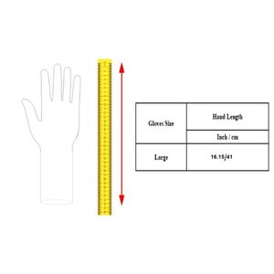 Guantes de Soldadura de Cuero de Ante Bovino Negro con Costuras de Kevlar, Forro Reforzado, Protección de Puño Largo Resistente al Calor - Product Image 2