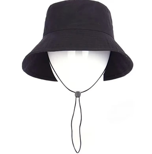 Sombreros de Pescador de Verano para Viajes, 100% Algodón, Ajustables, de Ala Ancha, Estilo Boonie, Casuales para Exteriores, con Diseño Geométrico - Product Image 1