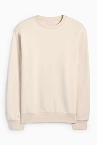 เสื้อสเวตเชิ้ตผู้ชายแบบคอกลม ผ้าฟลีซเรียบง่าย สไตล์ลำลอง แฟชั่น ขายส่ง - Product Image 4