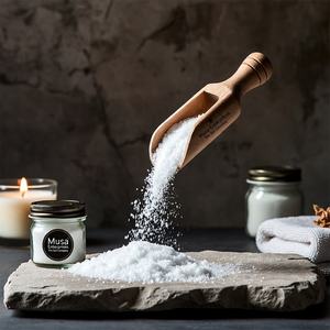 Sel de Bain Naturel Blanc à Grains Fins Écologique – Thérapie Minérale Premium pour Spa, Bain Relaxant Corporel, Cristal Doux pour le Bien-être - Product Image 2