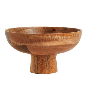 Premium Quality Modern Design Wooden Handmade Bowl 6 x 6 x 4 Inch Natural Wood Finish Sustainable Latest Arrival from Exporter - Product Image 5