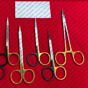 Top Quality TC Surgical Scissors and Forceps Set Of 6 PCS Tungsten Carbide Surgical Tools <b>kit</b> Stainless Steel Surgical Forcep CE - Product Image 4