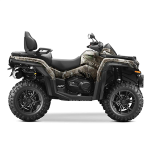 Quad 4x4 gris, transmission automatique par chaîne, châssis en aluminium, suspension intégrale, véhicule utilitaire léger pour l'aventure - Product Image 3