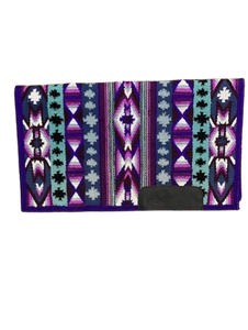 Tapis de selle traditionnel en laine de Nouvelle-Zélande fait main pour l'équitation western, idéal pour l'équipement de cowboy, les ranchs, les concours et l'équitation quotidienne - Product Image 3