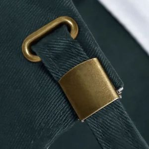 Gorra de Béisbol para Hombre, Verde Oscuro y Blanco en Contraste, Visera Curva de Dos Tonos, Correa Ajustable, Estilo Casual Deportivo, Bordado de Logotipo Personalizado - Product Image 3