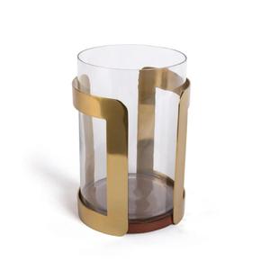 Wedding Decoration Metal Glass <b>Candle</b> Wax Jar Stand Luxury Home Decor Decorative <b>Candle</b> Holder For Holiday Party Occasion Items - Product Image 5