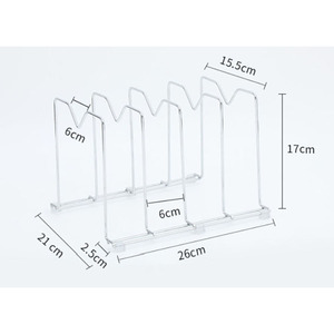 Multi-Function Kitchen Bakeware and <b>Pan</b> Lid <b>Holder</b> - Product Image 4