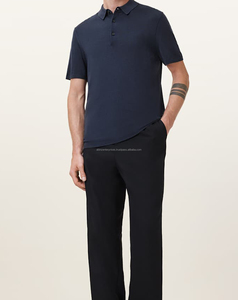 Men's 100% Cotton Casual Hip Hop for <b>Shirt</b> Breathable <b>Button</b> Collar Embroidered <b>Half</b> Sleeve Front Logo Solid Pattern Knitted - Product Image 6