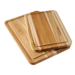 เขียงไม้ธรรมชาติ 100% อุปกรณ์ครัว เขียงไม้สำหรับหั่นอาหาร - Product Image 3