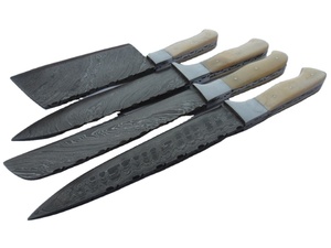 Ensemble de couteaux de cuisine en acier damas de haute qualité 04 pièces pour les détaillants - Product Image 3