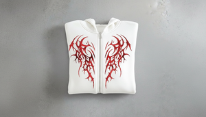 Sweats à capuche zippés d'hiver style streetwear 100 % coton, motif uni, écologiques, respirants, légers avec poids de tissu personnalisable - Product Image 4