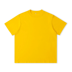 Camiseta de Hombre Casual, Ecológica, Transpirable, con Logotipo Personalizable, 100% Algodón, Cuello Redondo, Gruesa, en Blanco - Product Image 1