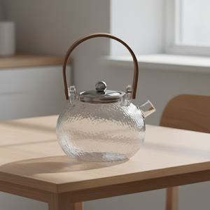 Tetera de BOROSILICATO de Calidad Premium 3306380-0.75 con Tapa de Acero Inoxidable y Colador - Product Image 3