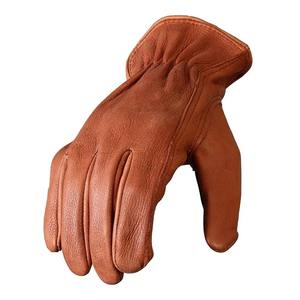 Gants de conduite en cuir de vachette de haute qualité pour adultes, gants de sécurité chauds et confortables pour le travail - Product Image 6